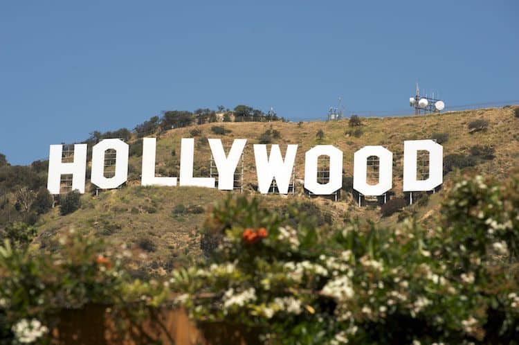 Scritta Hollywood Los Angeles